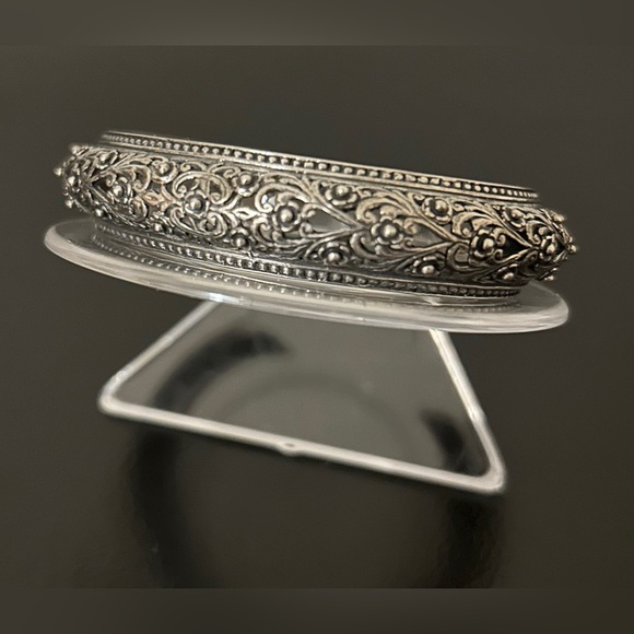 Konstantino Sterling Filigree Scrollwork Cuff Bracelet